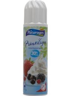 Paturages printiligne creme legere fouettee