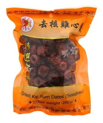 Dattes rouges séchées sans pépins (lis doré) 200g