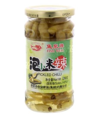 Pickled Green Chili (Fish Well) 260g