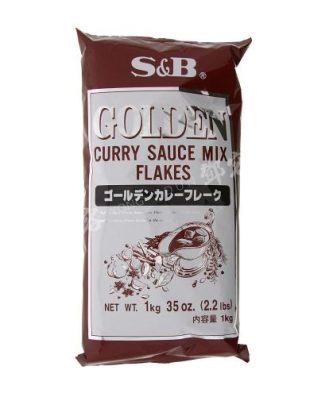 Flocons de mélange de sauce au curry doré (S&B) 1kg
