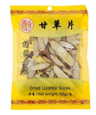 Tranches de réglisse séchées (Golden Lily) 50g