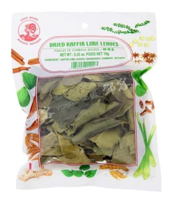 Feuilles de lime kaffir séchées (marque Cock) 10g