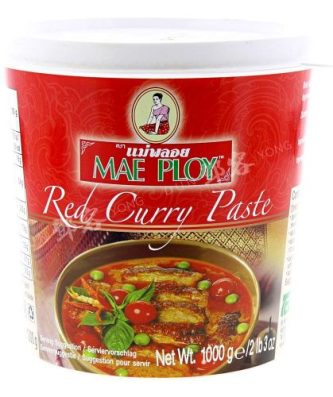 Pâte de curry rouge (Mae Ploy) 1kg