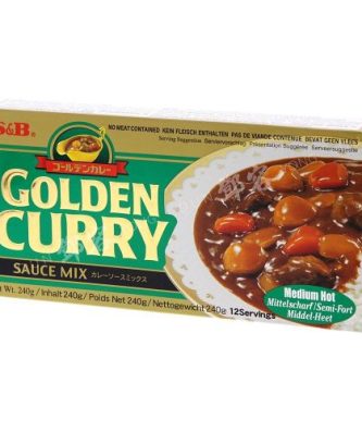 Golden Curry Medium Hot (S&B) 240g