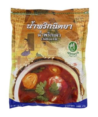 Huile de piment Nam Prik Prao (Nittaya) 1 kg