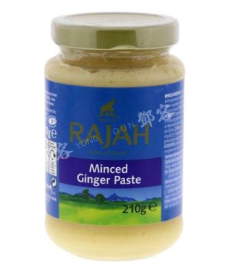 Gingembre finement haché (Rajah) 210g