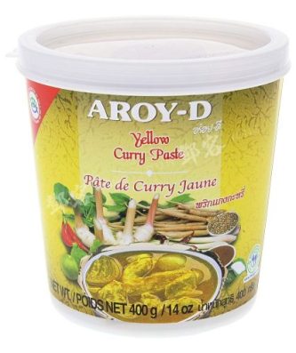 Pâte de cari jaune (Aroy-D) 400g