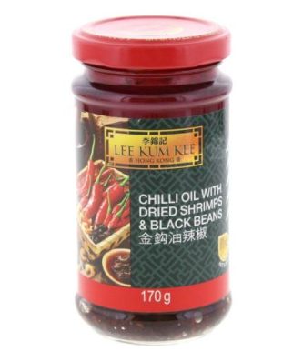Chili Oil Gedr. Crevettes et noir. Haricots (Lee Kum Kee) 170g