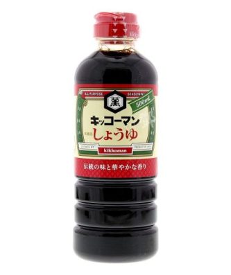 Sauce de soja brassée naturellement (Kikkoman) 500ml