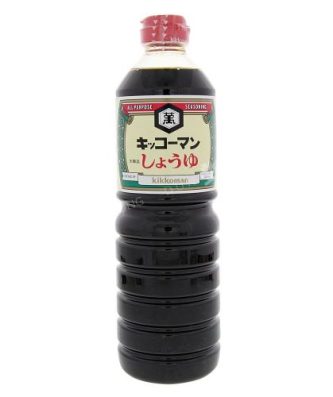 Sauce de soja naturellement brassée (Kikkoman) 1L