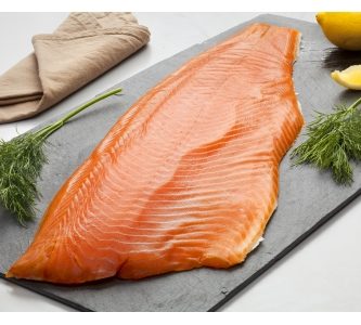Filet de saumon fumé origine Norvège Tranché