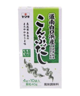 Base de soupe Kombu Dashi 10hp (Yamaki) 40g