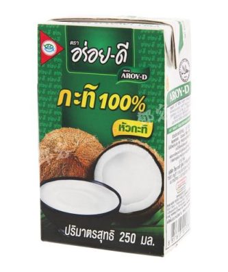 Lait de coco UHT (Aroy-D) 250ml
