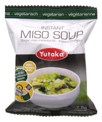Soupe de miso instantanée végétarienne (Yutaka) 7,5 g