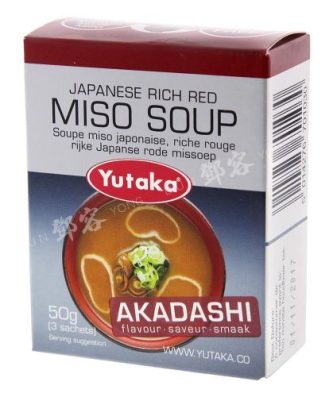 Soupe Miso Rouge Akadashi 3pc (Yutaka) 50g