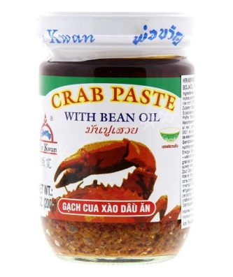 Pâte de crabe à l'huile de haricot (Por Kwan) 200g