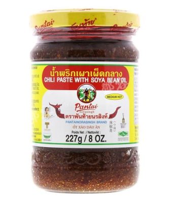 Pâte de chili à l'huile de soja mi-chaude (Pantai) 227g