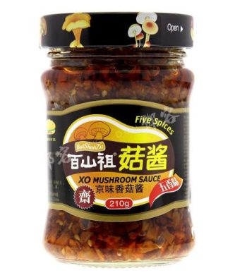 Sauce aux champignons XO Five Herbs (Bai Shan Zu) 210g