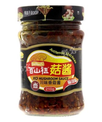Sauce aux champignons XO Authentique Szechuan (Bai Shan Zu) 210g