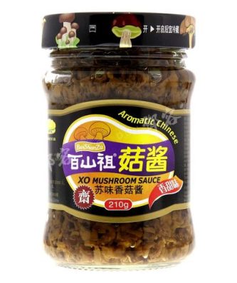 Sauce aux champignons XO aromatique chinoise (Bai Shan Zu) 210g