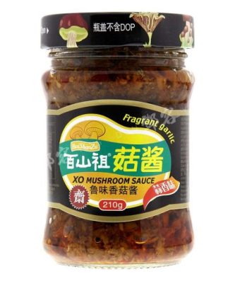Sauce aux champignons XO Ail parfumé (Bai Shan Zu) 210g