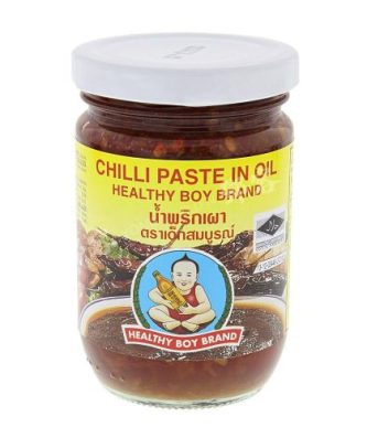 Pâte de chili dans l'huile (Healthy Boy) 220g