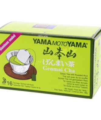 Thé Genmai Cha avec riz rôti 16 sachets (YMY) 48g