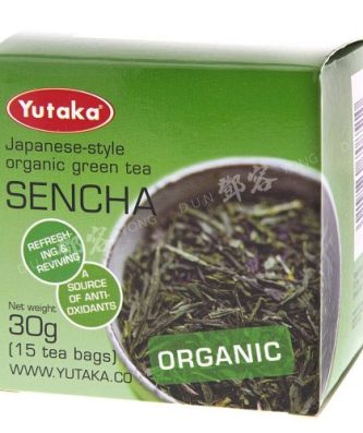 Thé vert bio Sencha 15 sachets (Yutaka) 30g