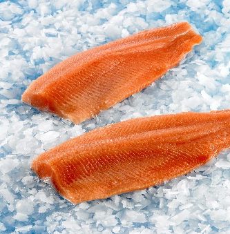 3 À 4 Filets De Truite À Chair Rose Avec Peau