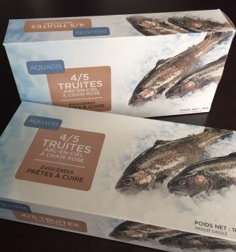 [surgelé] 1kg Truites Éviscérées À Chair Rose 170/230gr