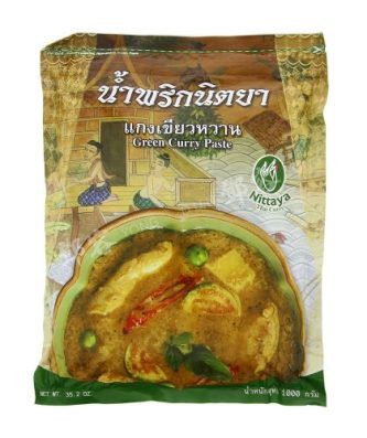 Green Curry Paste (Nittaya) 1kg