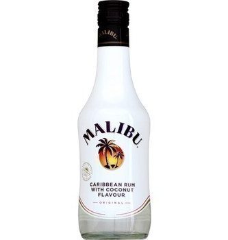 MALIBU ; Liqueur au rhum blanc aromatisée noix de coco 35 cl
