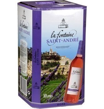 Vin de pays Méditerranée La Fontaine St-André 12° 10 l