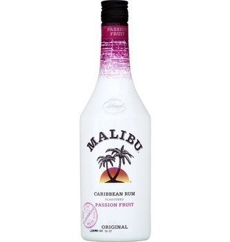 MALIBU ; Liqueur rhum blanc fruit de la passion