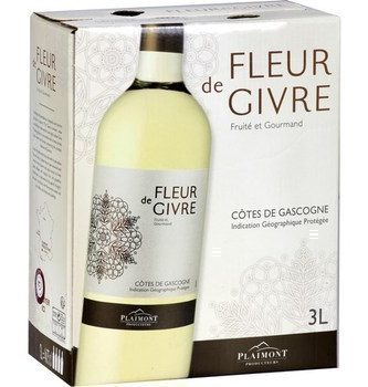 Vin de pays des Côtes de Gascogne Fleur de Givre 12° 3 l