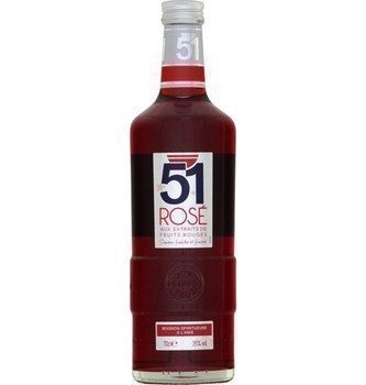 51 rosé aux extraits de fruits rouges