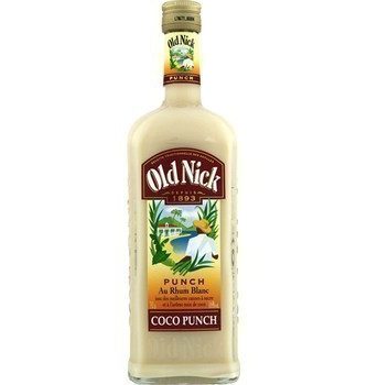 OLD NICK ; Punch coco au rhum blanc