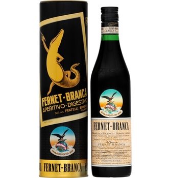 FERNET BRANCA ; Boisson alcoolisée, goût fort amer