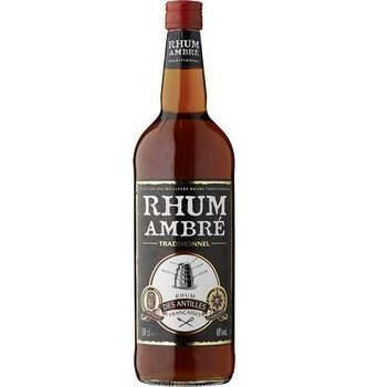 CARREFOUR ; Rhum ambré traditionnel 1 l