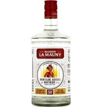 LA MAUNY ; Rhum blanc agricole Martinique 1 l