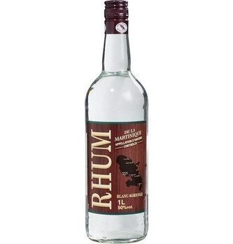 CARREFOUR ; Rhum blanc de la Martinique 1 l