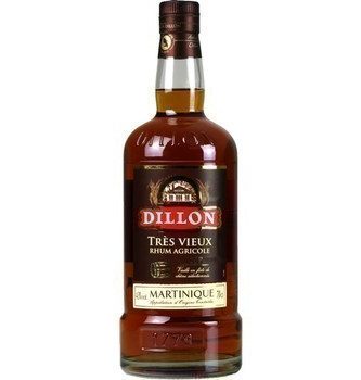 DILLON ; Très vieux rhum agricole Martinique VSOP 70 cl