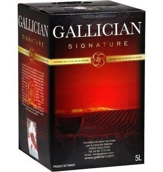 Costières de Nîmes Gallician Signature 12,5° 5 l