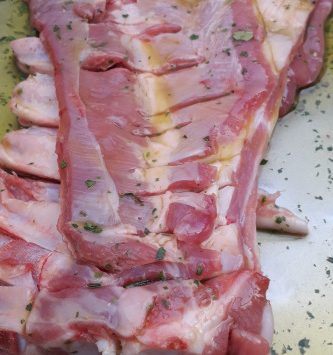 Poitrine D'agneau Marinée Aux Herbes Du Jardin - 750g