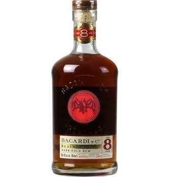BACARDI ; Rhum réserve 8 ans 70 ml