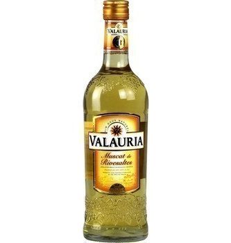 VALAURIA ; Muscat de Rivesaltes Valauria 15,5° 75 cl