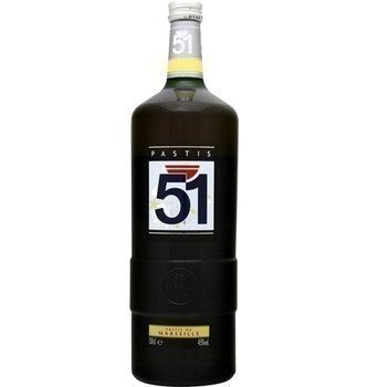 PASTIS 51 ; Apéritif anise 45% 1,5 l
