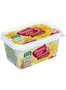 bouton dor margarine au tournesol tartine et cuisson