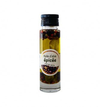 Huile d'olive Picholine aux épices 10 cl