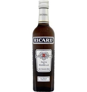 RICARD ; Apéritif anisé 45% 50 cl